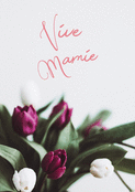 Vive Mamie et ses tulipes élégantes